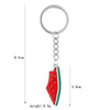 Enamel Geometric Fruit Watermelon Keychain Cute Summer Fruit Simulation Watermelon Pendant Keyring Bag Car Accessories Jewelry