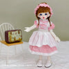 New Elegant 30cm Doll Clothes Pretty Casual Doll Dress Cute 1/6 BJD Doll Outfit Set
