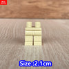 8pcs/lot MOC Bricks Blank Pants legs Body Wear Figure Accessory Assembled Building Blocks Toy Kids Plastic Dolls