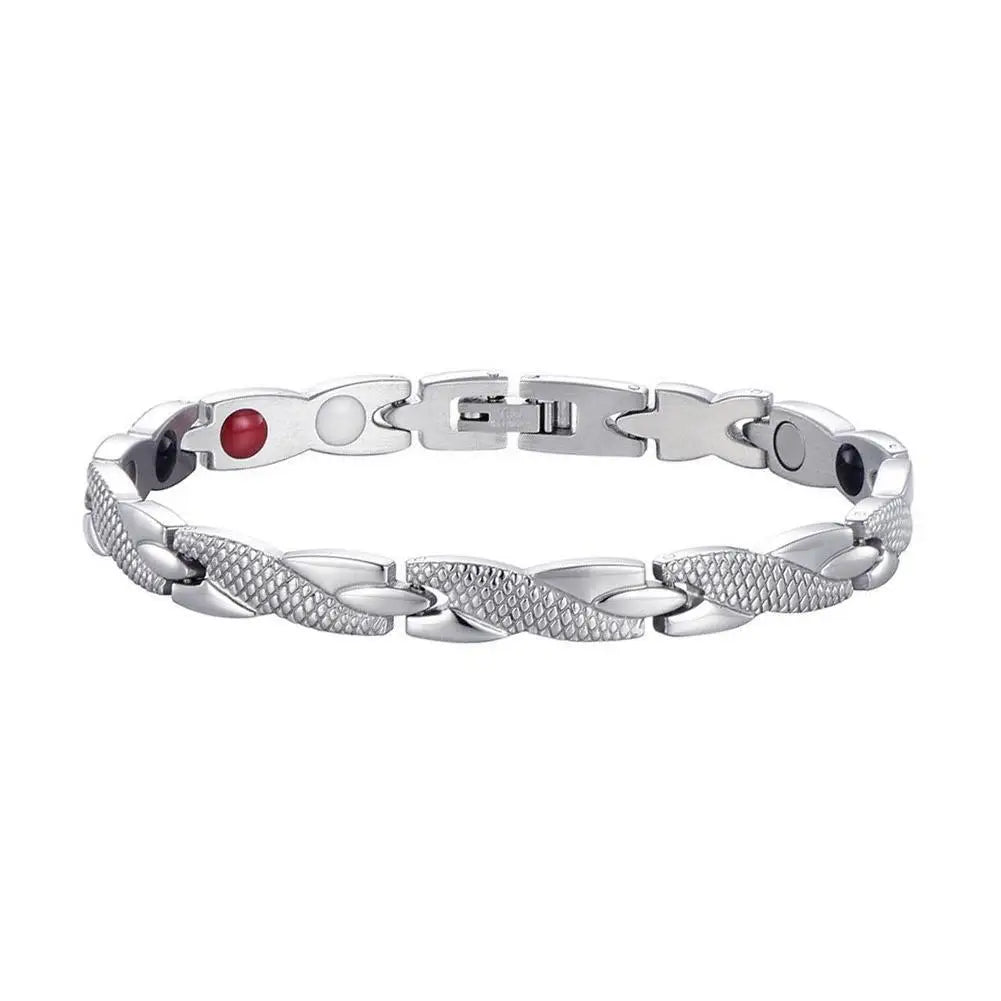 Dragon Pattern Magnetic Therapy Bracelet For Women Power Therapy Magnets Bracelets Bangles For Women Men
