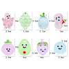 5/10PCS Mini Transparent Fruit Mochi Squishy Stress Relief Toys for Kids Birthday Party Favors Prizes Guest Gifts