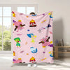 2024 New Inside Out 2 Plush Blanket Emotional Figures Summer Winter Flannel Blanket Soft Cozy Throw Sofa Bed Kids Birthday Gift