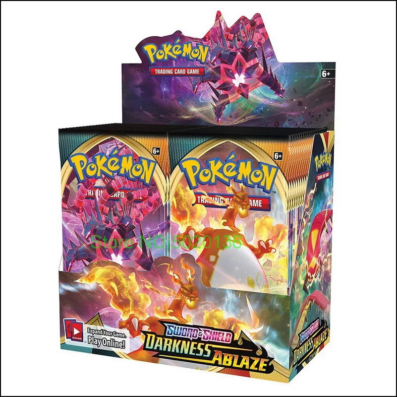 Pokemon Cards GX EX Hidden Fates English Trading Card Shining Game Versions 36 Pack Collection Toys