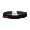 Gothic Black Velvet Choker Necklace – Women’s Tattoo Style Short Neck Collar Jewelry