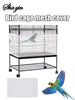 1PC Square round Bird Cage Clothes Cover Splash Proof Mosquito Net Screen Parrot Protection Net Cage Accessory