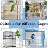 1PC Square round Bird Cage Clothes Cover Splash Proof Mosquito Net Screen Parrot Protection Net Cage Accessory