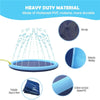 170cm Summer Pet Swimming Pool Dog Splash Sprinkler Pad Inflatable Mat Cooling Dogs Outdoor Play Water Mat Toys for Pet Children