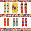 New 1 pair of Bandai cartoon men's and women's socks cartoon personality skateboard socks anime mid tube cotton neutral socks