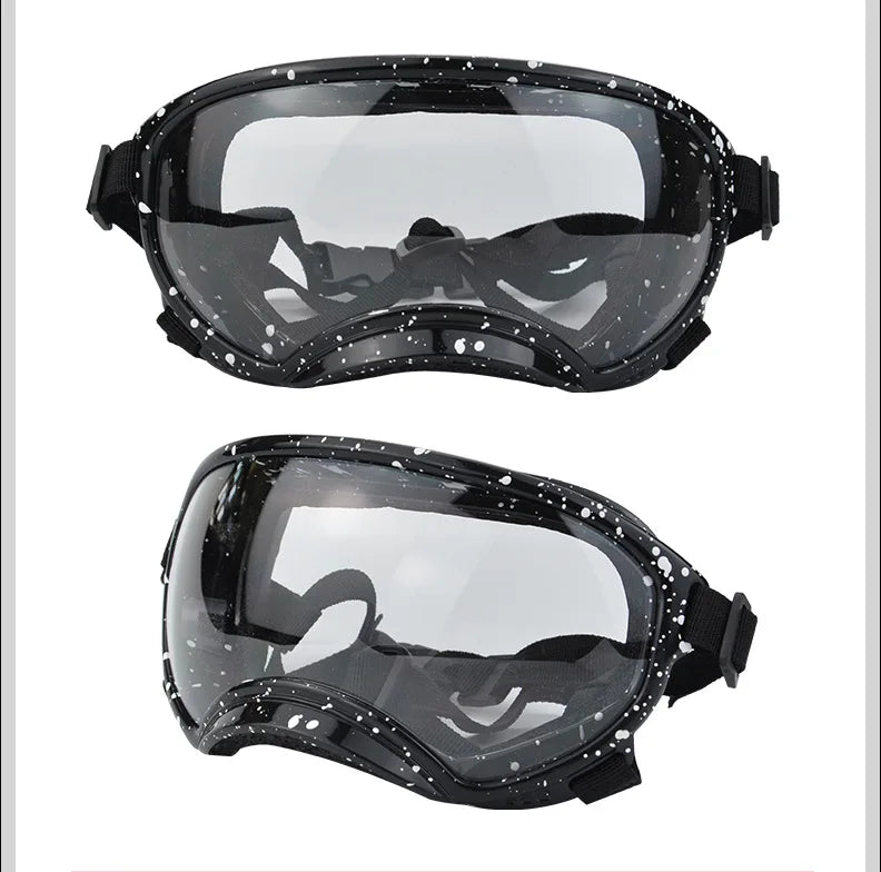 Color changing pet glasses, dog goggles, size dog sunglasses, snow glasses, UV resistant dog sunglasses