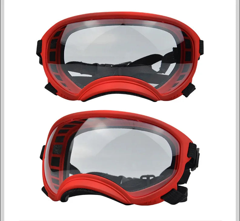Color changing pet glasses, dog goggles, size dog sunglasses, snow glasses, UV resistant dog sunglasses