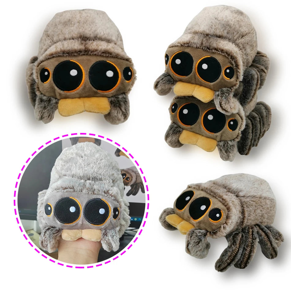 Stuffed Soft Animals Plushies Spider Toy Black Little Lucas Simulated Pillow Doll Anime Game Room Pillow Decora Kid Gift