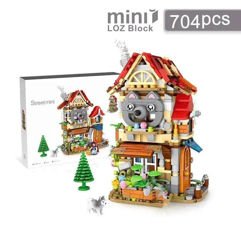 TOYLINX Street & City View Model Building Block Toys - Children's Construction Toys, Mini Creative Home Decorations