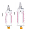 Professional Pet Nail Clipper Stainless Steel Dog Cat Nail Trimmer Labor-Saving Nail Clipper Convenient Dog Grooming Supplies