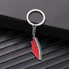 Enamel Geometric Fruit Watermelon Keychain Cute Summer Fruit Simulation Watermelon Pendant Keyring Bag Car Accessories Jewelry