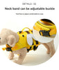 Summer Pet Dog Life Jacket Vest Clothes Life Vest Collar Harness Pet Dog Swimming Summer Swimwear Clothes Little Bee Pet Clothes