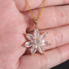 2 Colors of European and American Purple Sunflower Pendant Necklace Give Women A Light Luxury Niche Design