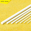 10pcs DIY handmade plastic rod 2mm-10mm Length 25CM ABS hollow solid rod Materials Building Handmade Sand Table Diorama
