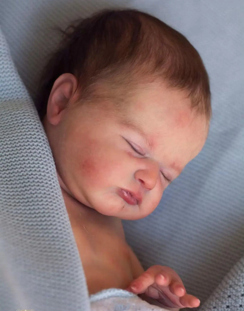 NPK 19Inch Reborn Doll Kit Max Limited Edition lifelike soft touch Frech Color Kit with cloth body