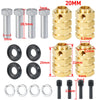 AXSPEED 4PCS Brass 12MM Wheel Hex Drive Adapter Extended 5/8/9/10/11/12/15/20mm for 1/10 RC Crawler Car TRX4 TRX6 Parts