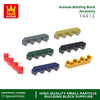 47Pcs/Lot 14413 4x4 Wedge Facet Building Blocks Moc House Accessories Compatible with Brick Construction Children Toys Gift Box