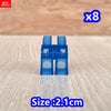 8pcs/lot MOC Bricks Blank Pants legs Body Wear Figure Accessory Assembled Building Blocks Toy Kids Plastic Dolls