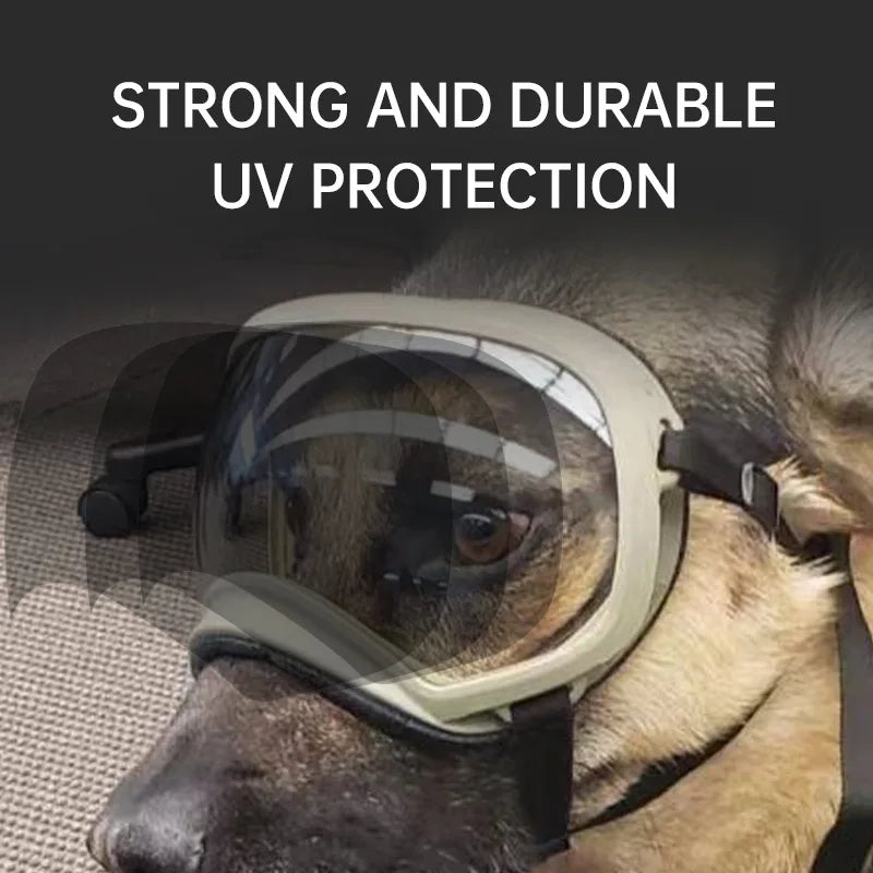 Color changing pet glasses, dog goggles, size dog sunglasses, snow glasses, UV resistant dog sunglasses