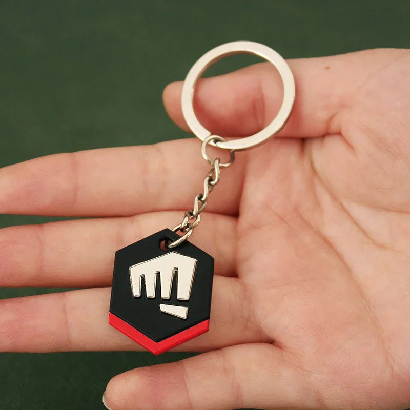 Valorant Game Merch VANDAL 3cm Mini Metal Keychain Ornament Collection Pendent Ornament Decorative Gift for Childrens Toys