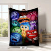 2024 New Inside Out 2 Plush Blanket Emotional Figures Summer Winter Flannel Blanket Soft Cozy Throw Sofa Bed Kids Birthday Gift