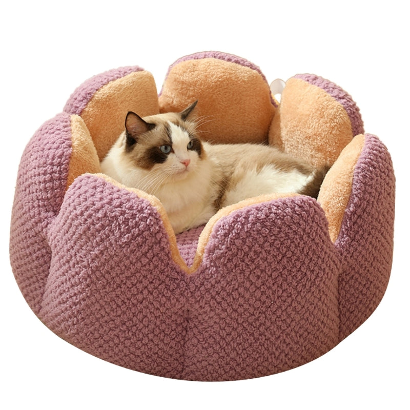 Bed House Lovely Cactus Flower Puppy Kennels Mat Winter Warm Beds Dropshipping