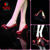 1/6 Scale Female Fishbill High Heels Shoes Model Fit 3.3cm Length Feet Soldier 12" Action Figure Body