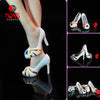 1/6 Scale Female Fishbill High Heels Shoes Model Fit 3.3cm Length Feet Soldier 12" Action Figure Body