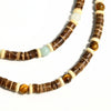Laut Turquoise Wood Necklace Boho Beach Surfer Adjustable Bead Necklaces for Women Men Summer Jewelry Gifts