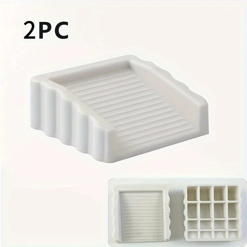 2pcs Creative Windproof Door Stopper, Plastic Matte Surface Wedge, Safety Door Blocker, Anti-collision Door Stopper Available
