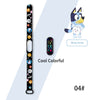 Bluey Bingo Family Printed Cartoon Electronic Watch Cool Colorful Waterproof Anime Toy Watch Wrist Strap Kids Birthday Gift