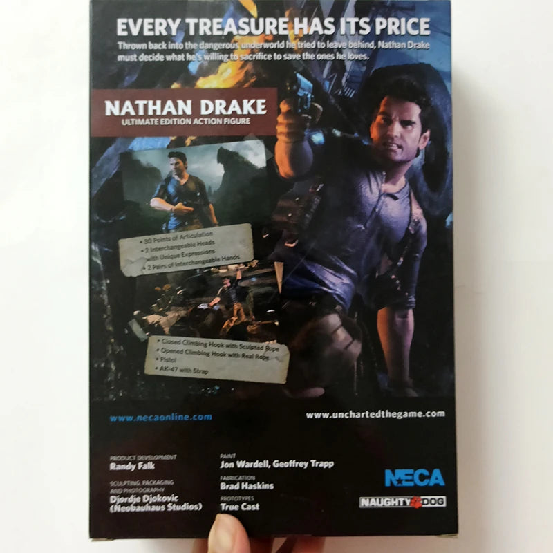 NECA Uncharted 4 A thief's end NATHAN DRAKE Action Figure Model Toys Collectable Doll Creative Present For Kids
