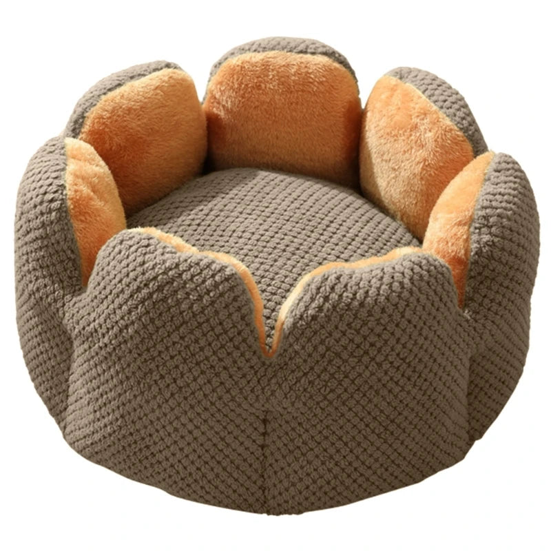 Bed House Lovely Cactus Flower Puppy Kennels Mat Winter Warm Beds Dropshipping