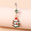 Fashion Fruit Cherry Belly Button Rings Sexy Navel Rings Belly Piercing Body Jewelry for Women Girl Party Holiday Jewelry Gifts