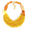 New Fashion Bohemian Statement Beads Necklace Handmade for Women Wedding Party Jewelry