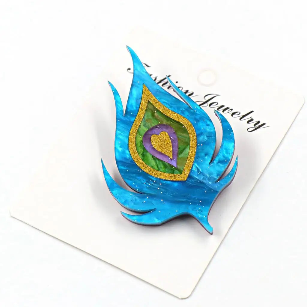 35mm Cute Pear Brooch (Safty Pin) Laser cut Acrylic Jewelry For Baby Girl Gift