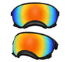 ATUBAN Dog Goggles Anti UV Strong Impact Resistance Adjustable Elastic Puppy Large Breed Dog Goggles Breathable Pet Sunglasses