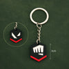 Valorant Game Merch VANDAL 3cm Mini Metal Keychain Ornament Collection Pendent Ornament Decorative Gift for Childrens Toys