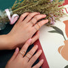 3PCS Toe Rings for Women Adjustable Stainless Steel Simple Stars Moon Smooth Ring Summer Beach Finger Foot Ring Gift Jewelry