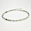 Yumfeel Bohemian Colorful Natural Stone 4mm Round Beads Necklaces Women Summer Friendship Neck Jewelry Fashion Vacation Chokers