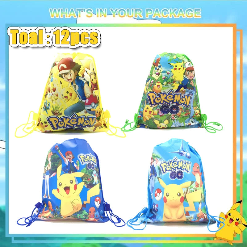 Pokemon Birthday Party Supplies Pikachu Party Decorations Foil Balloons Blowouts Tableware Plate Napkin Baby Shower Supplies Toy