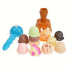 Children Simulation Food Kitchen Toy lceCream Stack Up Play Kids Pretend PlayToys Educational Toys For Baby Gifts