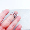 Arabesque Hearts Band Ring,Europe Style Glam Fashion Good Jewerly For Women New Gift In 925 Sterling Silver,Super Deals