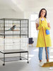 1PC Square round Bird Cage Clothes Cover Splash Proof Mosquito Net Screen Parrot Protection Net Cage Accessory