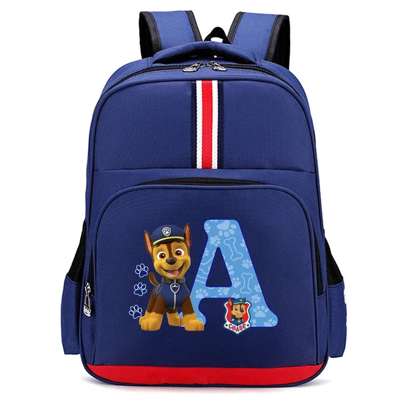 Paws Patrols School Bag Anime Kid Boy Girl Knapsack Teenager Printed Backpack Student Large Capacity Book Bag Rucksack Children