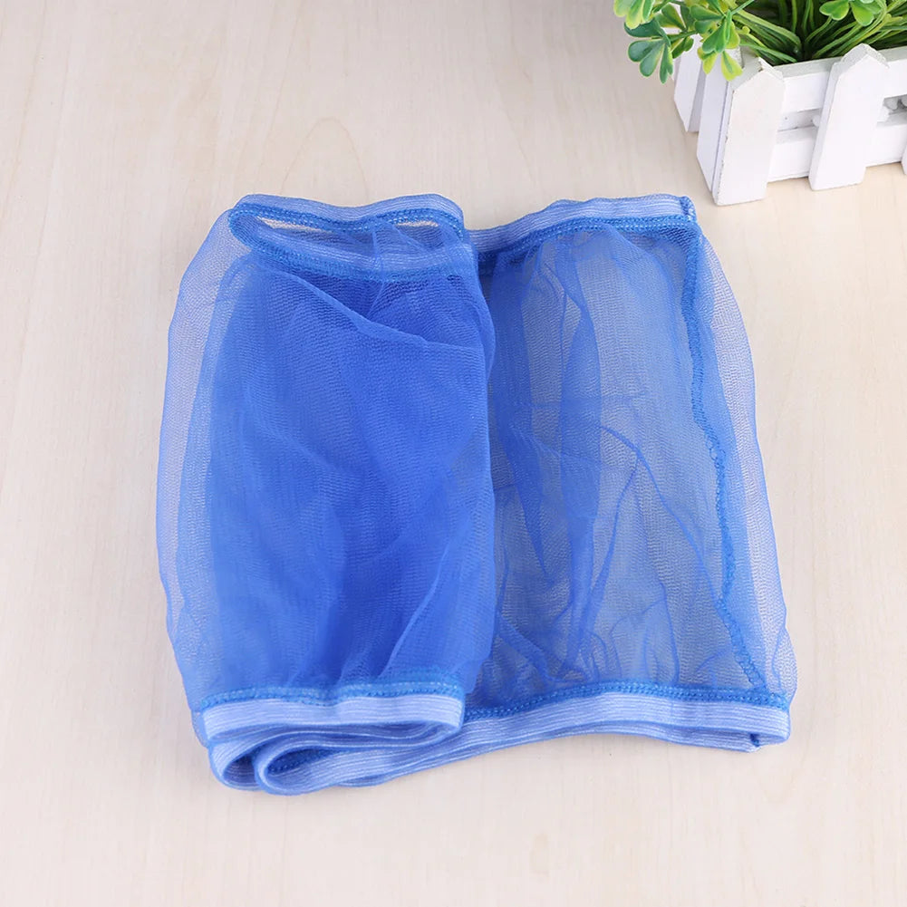 Mesh Bird Cage Cover Shell Dustproof Birdcage Parrot Cage Net Nylon Airy Fabric Mesh Bird Cage Net Cover Seed Catcher Guard