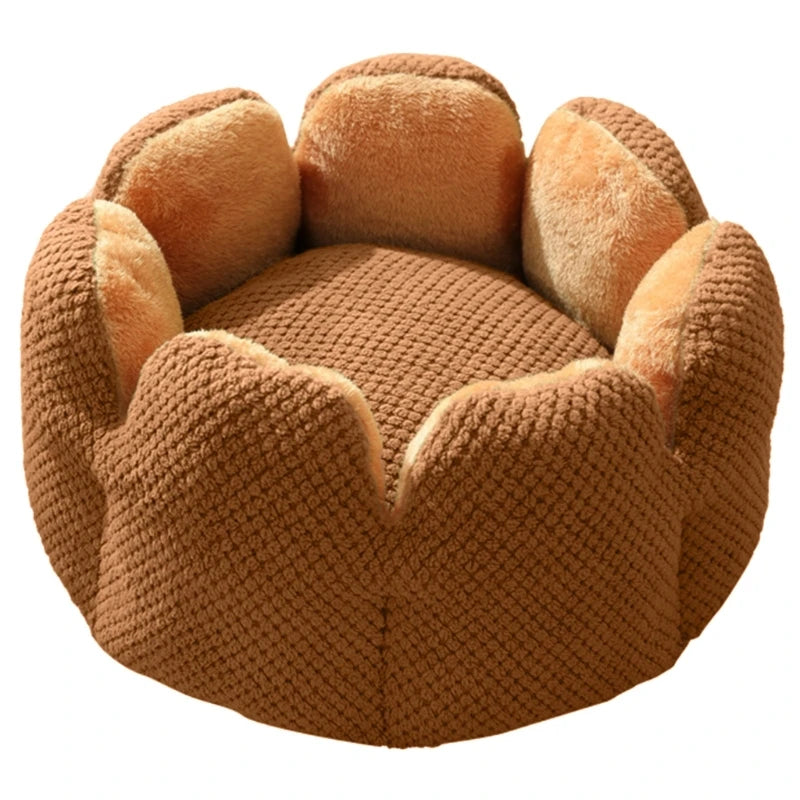 Bed House Lovely Cactus Flower Puppy Kennels Mat Winter Warm Beds Dropshipping